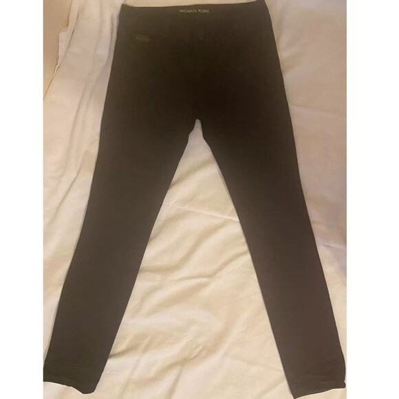 Michael Kors Black Studded Skinny Ankle Women Jeans Size 4 Great Condition - Picture 11 of 14